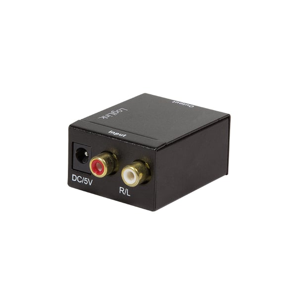 LogiLink CA0102 äänimuunnin Musta