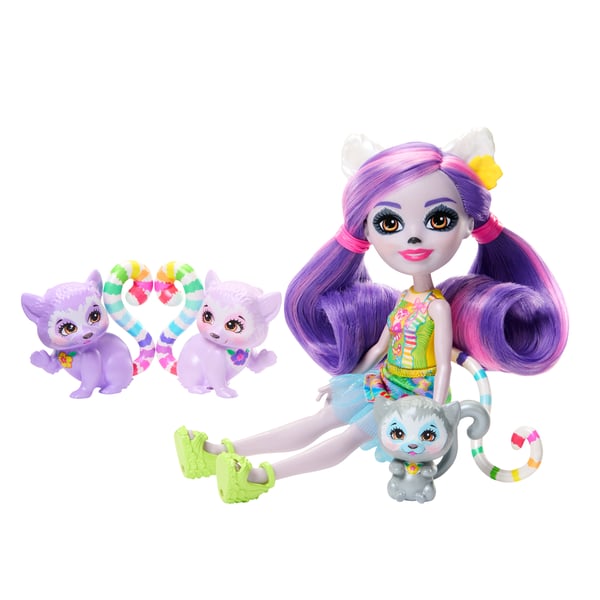 Enchantimals Sunshine Beach Lorinda Lemur Family