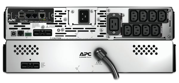 APC Smart-UPS UPS-virtalähde Linjainteraktiivinen 3 kVA 2700 W 9 AC-pistorasia(a)