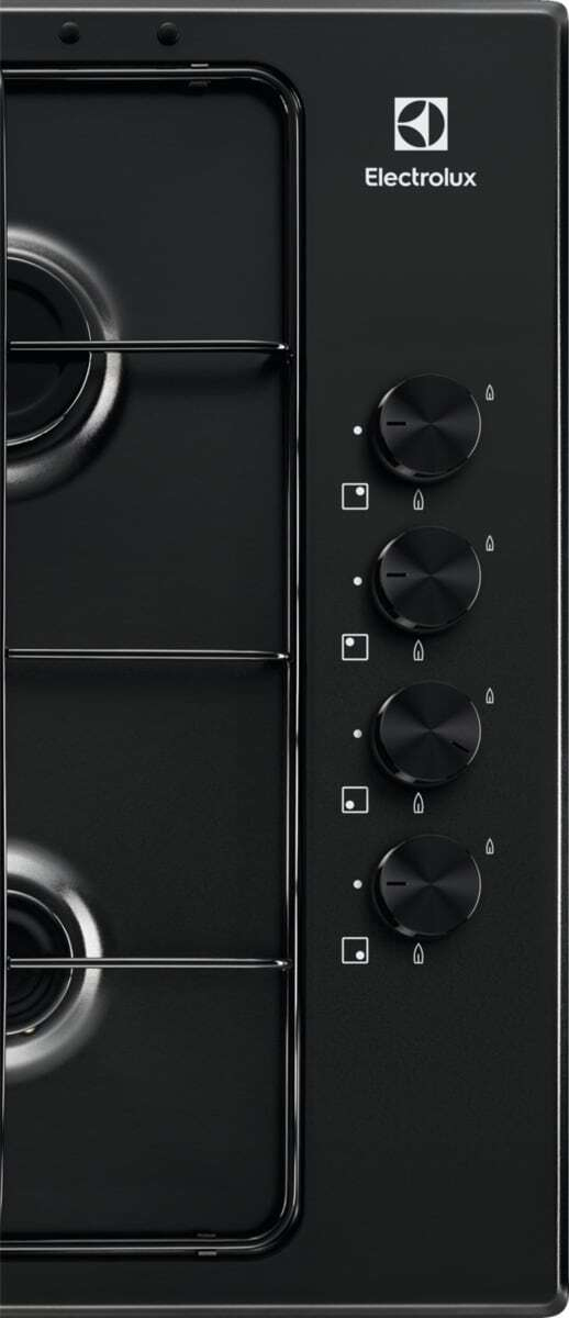 Electrolux KGS6404B Svart Inbyggd 60 cm Gas 4 zone(s)