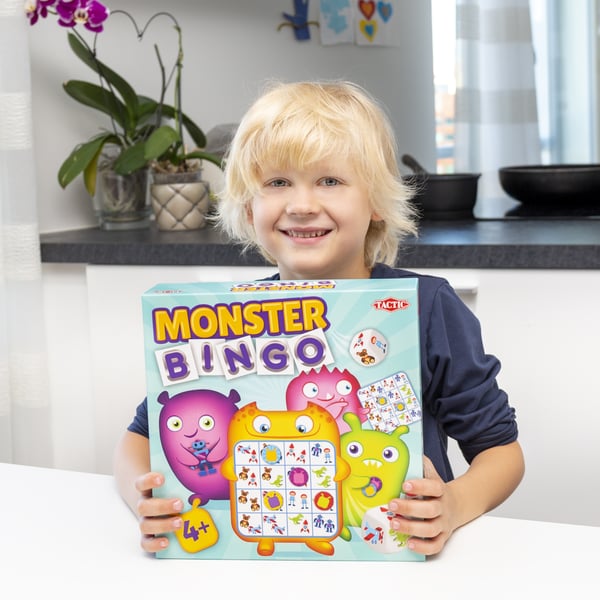 Monster Bingo - sjovt brætspil for børn 56309 TACTIC