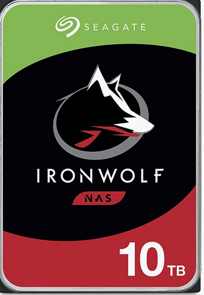 Seagate IronWolf ST10000VN000 sisäinen kiintolevy 10 TB 7200 RPM 256 MB 3.5" Serial ATA III