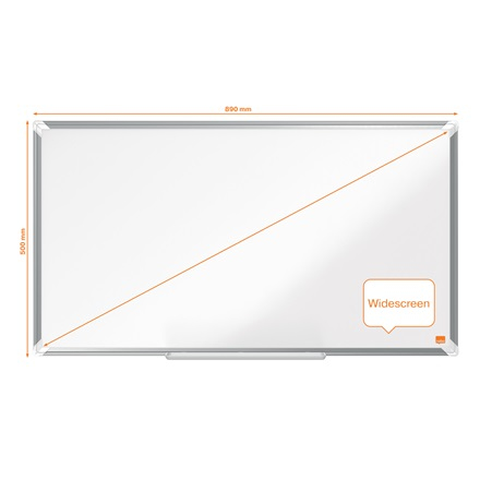 Nobo Premium Plus Emalj Whiteboard EU Ecolabel 890x500 mm