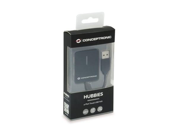 Conceptronic C4PUSB2 gränssnittshubbar 480 Mbit/s