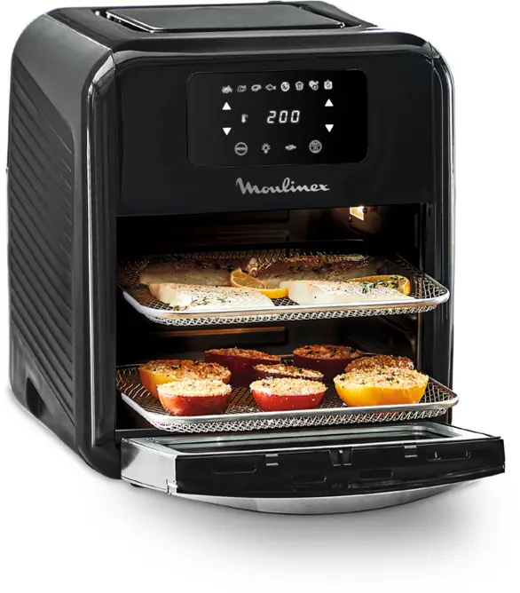 Moulinex AL501 Single Fristående Varmluftsfritös Svart