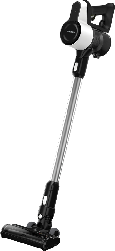 Grundig VCP 4130 Skaftdammsugare, 2-i-1 Batteri Torr Utan påse 110 W Svart, Vit