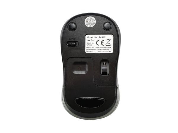 Equip 245113 datormöss Kontor Ambidextrous RF Trådlös Optisk 1200 DPI