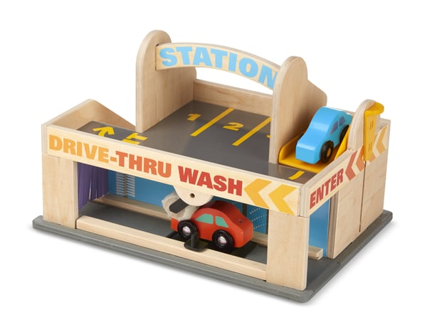 Melissa & Doug Service Station Parking Garage
