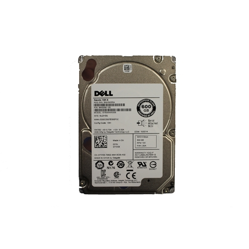 DELL 7YX58 interna hårddiskar 600 GB 10000 RPM 64 MB 2.5" SAS
