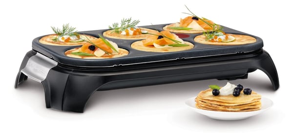 Tefal PY558813 crêpe-pannu 6 kreppi(ä) 1000 W Musta
