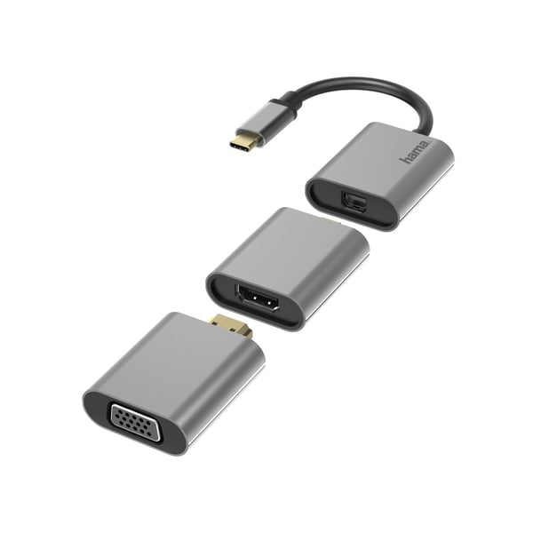 Hama 00200306 USB grafisk adapter 4096 x 2160 pixel Grå