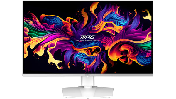 MSI MPG 321URXW QD-OLED platta pc-skärmar 80 cm (31.5") 3840 x 2160 pixlar 4K Ultra HD Vit