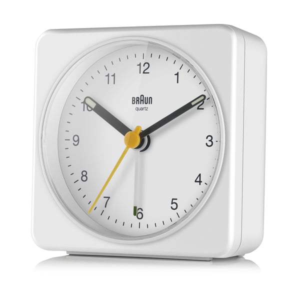 Braun BC03 Quartz alarmur Hvid