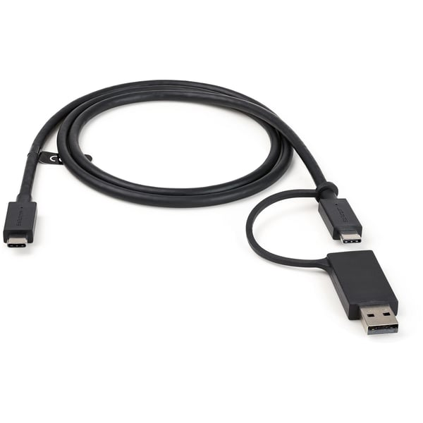StarTech.com USBCCADP USB-kabel USB 3.2 Gen 2 (3.1 Gen 2) 1 m USB C 10 Gbit/sek. 100 W Sort