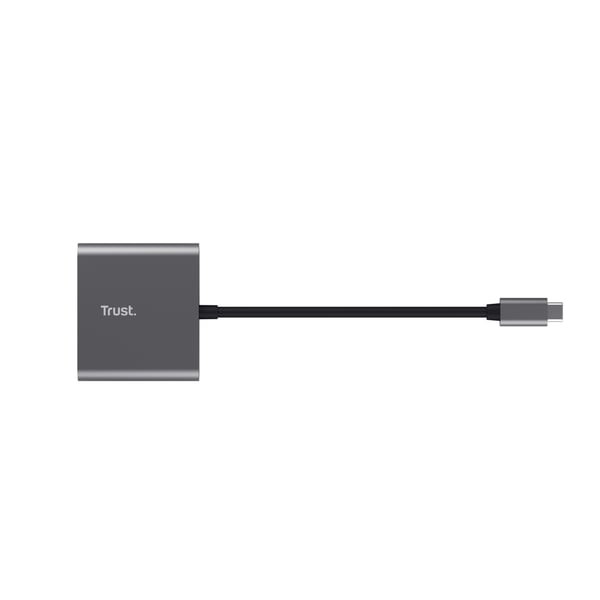 Trust Dalyx USB 3.2 Gen 1 (3.1 Gen 1) Type-C Aluminium, Svart