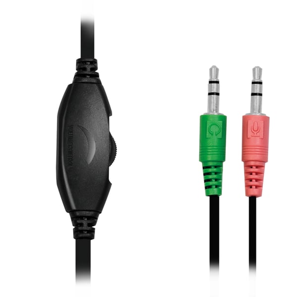 LogiLink HS0052 hörlur och headset Kabel Huvudband Kontor/callcenter Svart