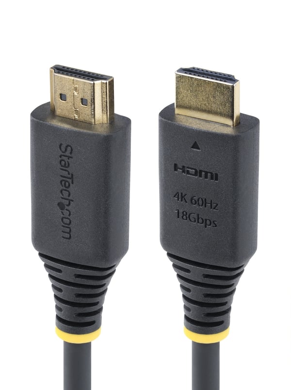 StarTech.com HDMI2-CABLE-4K60-8F HDMI-kabel 2,4 m HDMI Type A (Standard) Sort StarTech.com HDMI2-CABLE-4K60-8F HDMI-kabel 2,4 m HDMI Type A (Standard) Sort