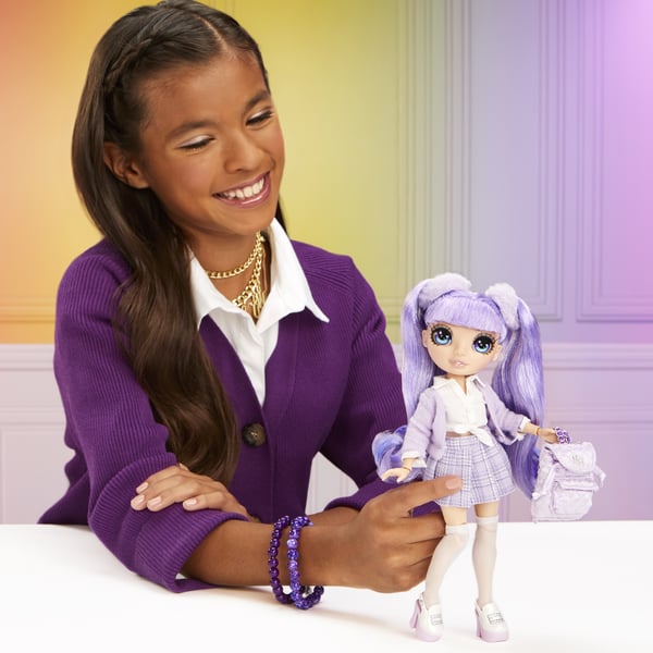 Rainbow High Junior High Fashion Doll - Violet Willow (Purple)
