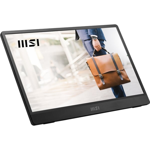 MSI Pro MP161 E2 Bärbara monitor Svart 39,6 cm (15.6") LED 1920 x 1080 pixlar