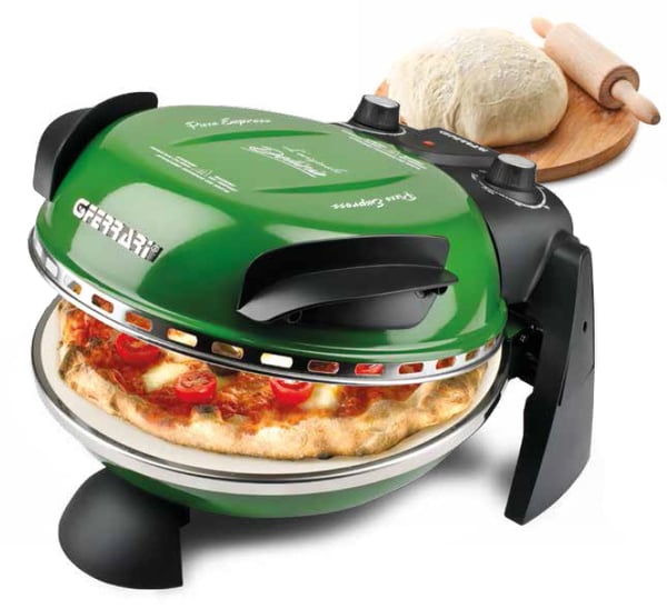 G3 Ferrari Delizia pizzajärn och pizzaugn 1 pizza/pizzor 1200 W Svart, Grön