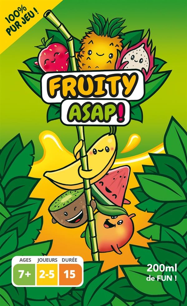 Asmodee Fruity Asap 15 min. Kortspil Matching