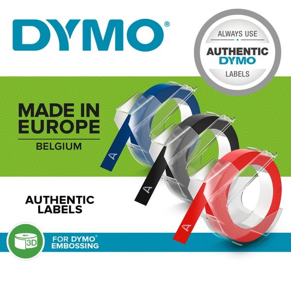 DYMO 3D label tapes etikett-tejp