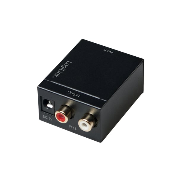 LogiLink CA0100 ljudomvandlare Svart