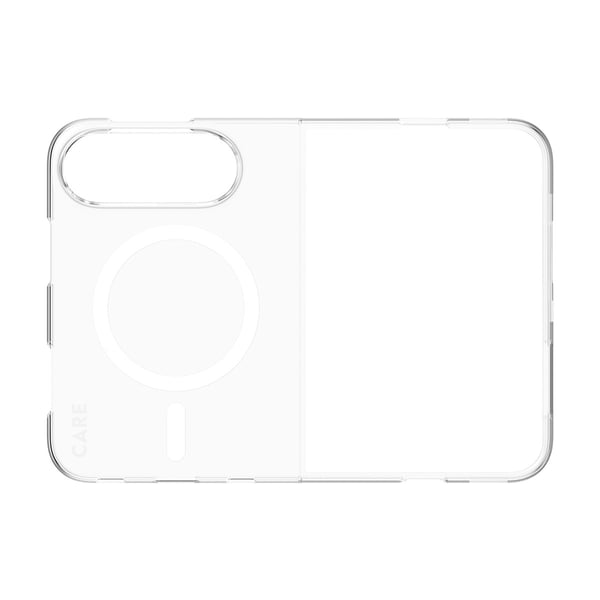 PanzerGlass CARE™ by ® SL1M Case Transparent m. Hvid MagSafe iPhone Duo