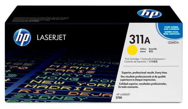 HP 311A Yellow Original LaserJet Toner Cartridge värikasetti 1 kpl Alkuperäinen Keltainen