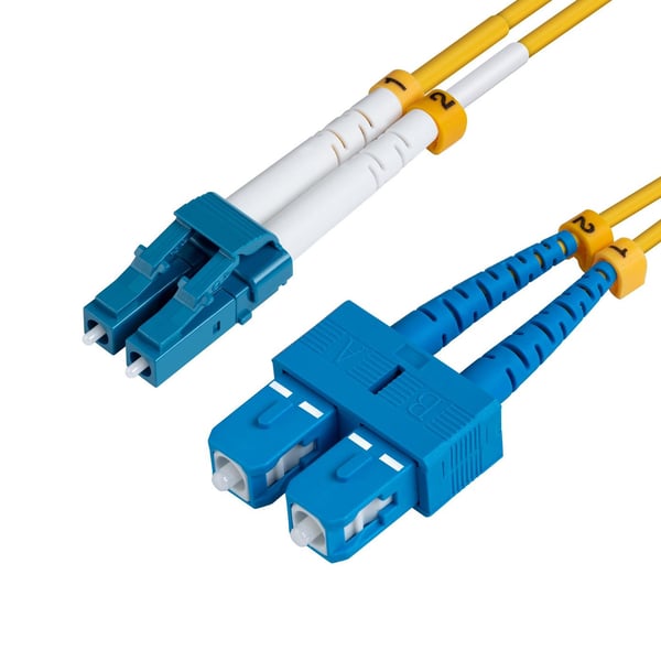 Microconnect FIB421010 InfiniBand- ja kuituoptiikkakaapeli 10 m LC SC Keltainen
