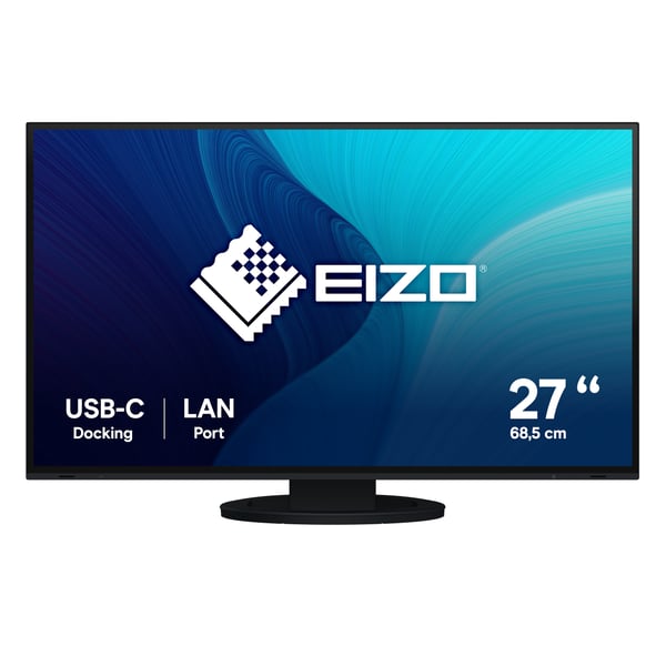 EIZO FlexScan EV2795-BK computerskærm 68,6 cm (27") 2560 x 1440 pixel Quad HD LCD Sort