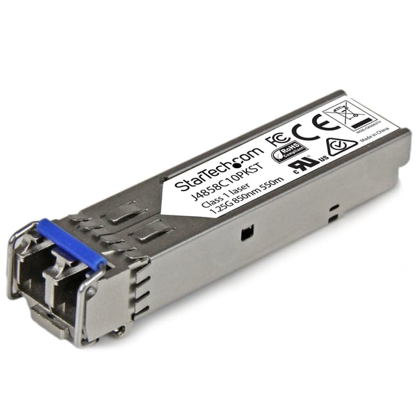 StarTech.com Gigabit LWL SFP Transceiver Modul - HP J4859C kompatibel - SM/MM LC med DDM - 10km / 55
