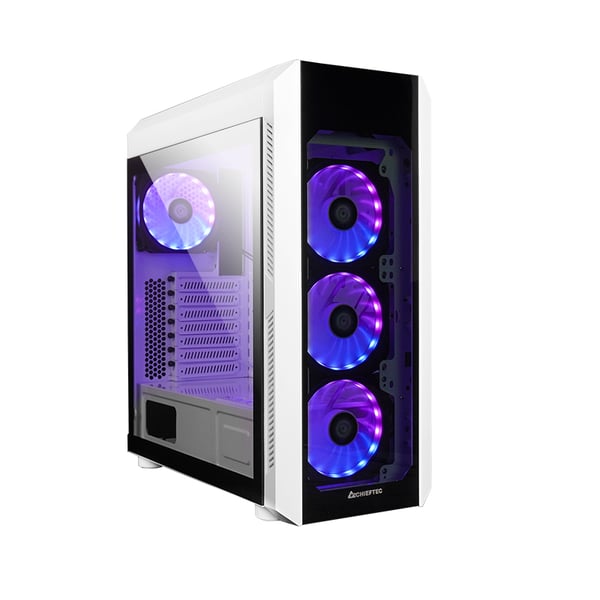 Chieftec GL-03W-OP datorväskor Midi Tower Vit