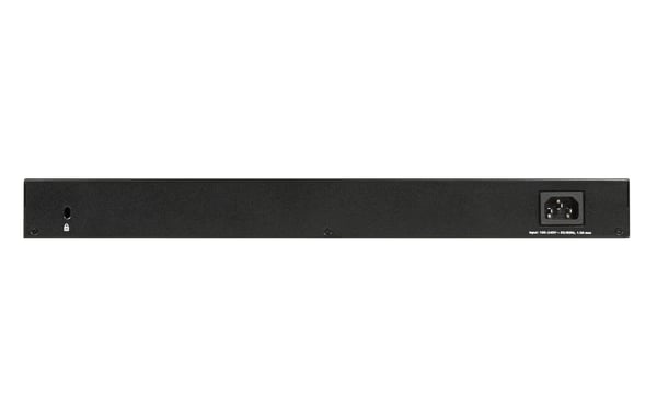 NETGEAR GS348 Hallitsematon Gigabit Ethernet (10/100/1000) 1U Musta