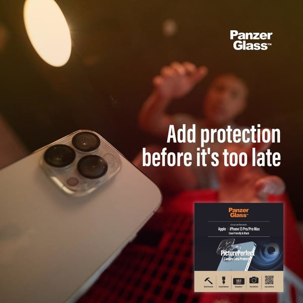 PanzerGlass ® PicturePerfect Camera Lens Protector iPhone 13 Pro | 13 Pro Max Genomskinligt skärmskydd Apple 1 styck