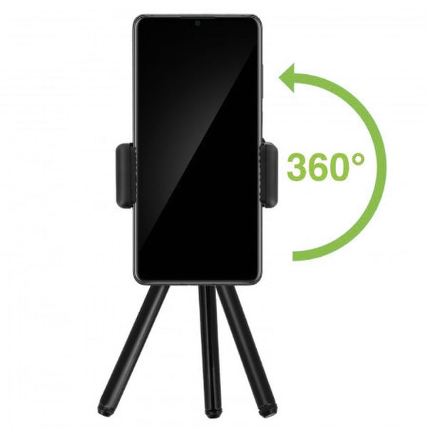 Techly I-TRIPOD-UN kolmijalka Matkapuhelin 3 jalkoja Musta