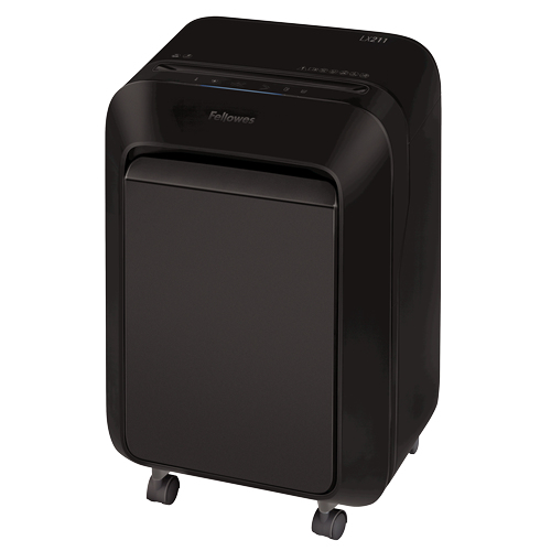 Fellowes LX Series Powershred LX211 dokumentförstörare Mikrostrimling Svart