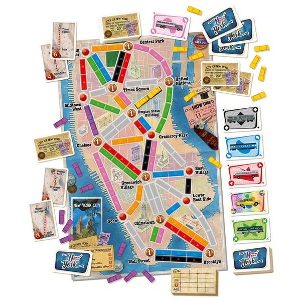 Asmodee Ticket to Ride : New York Ticket To Ride: New York Lautapeli