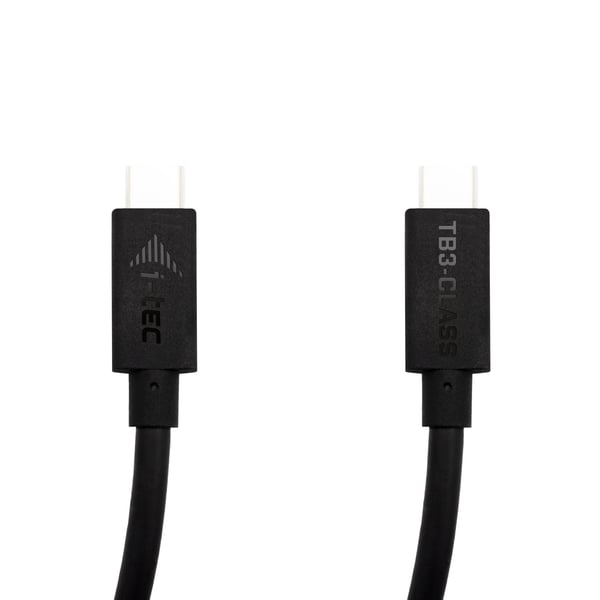 i-tec TB3CBL150CM Thunderbolt kabel 1,5 m 40 Gbit/sek. Sort