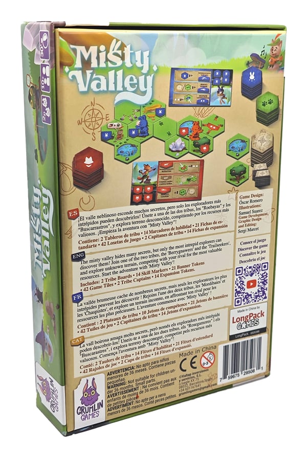 Asmodee GRGMIS01ES lautapeli Misty Valley 30 min Korttipeli
