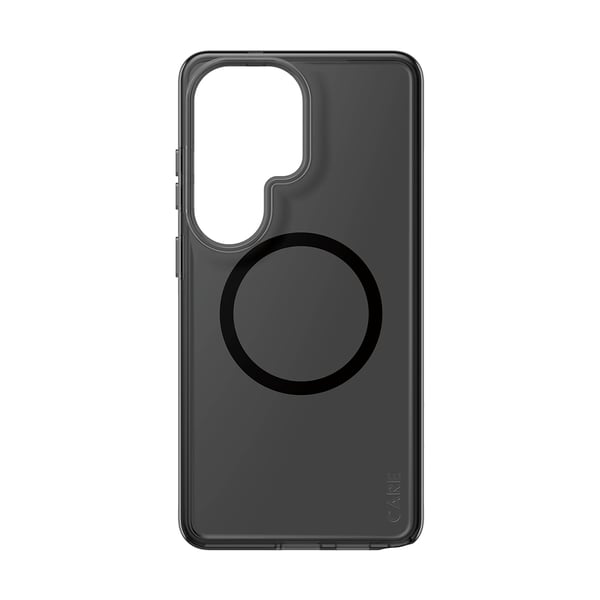 PanzerGlass CARE™ by ® Smokey Case w. Black Qi Samsung Galaxy S26 Ultra matkapuhelimen suojakotelo Suojus Musta