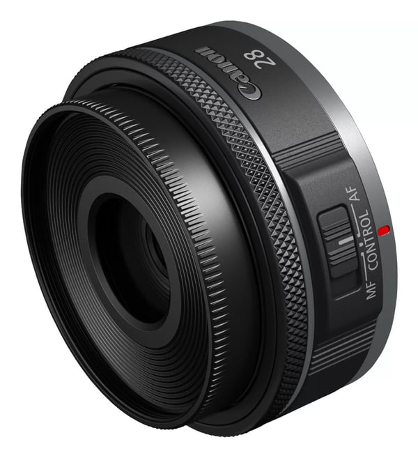 Canon RF 28 mm f2.8 STM MILC Bred zoomlinse Sort