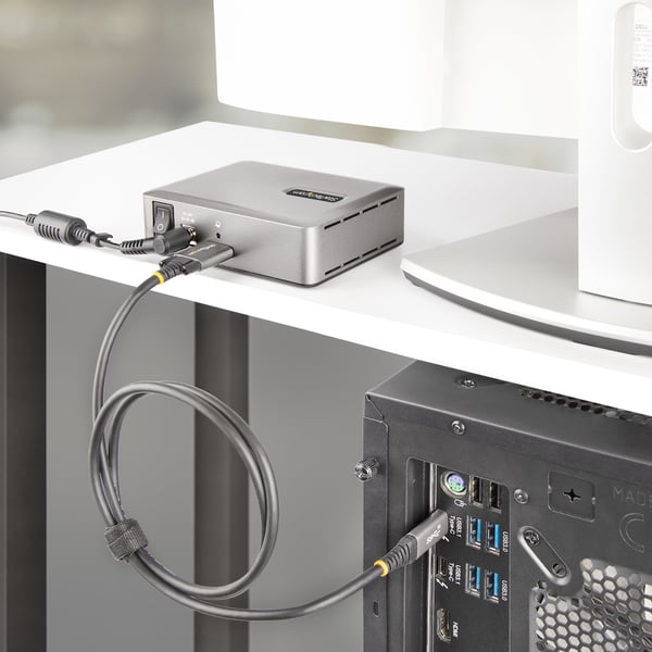 StarTech.com 7-Port USB-C Hubb, 5x USB-A + 2x USB-C, Självförsörjande med 65W Strömförsörjning, USB 3.1 10Gbps
