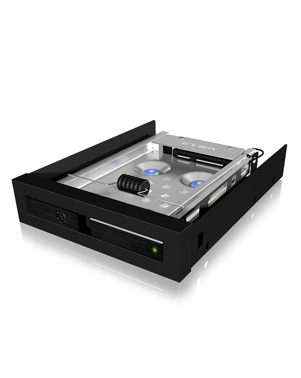 ICY BOX IB-2217ASTS 8,89 cm (3.5") Opbevaring drev bakke Sort