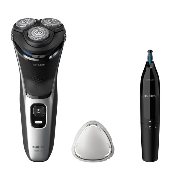Philips Shaver 3000 Series S3143/02 Elektrisk rakapparat för våt- och torrakning Philips Shaver 3000 Series S3143/02 Elektrisk rakapparat för våt- och torrakning