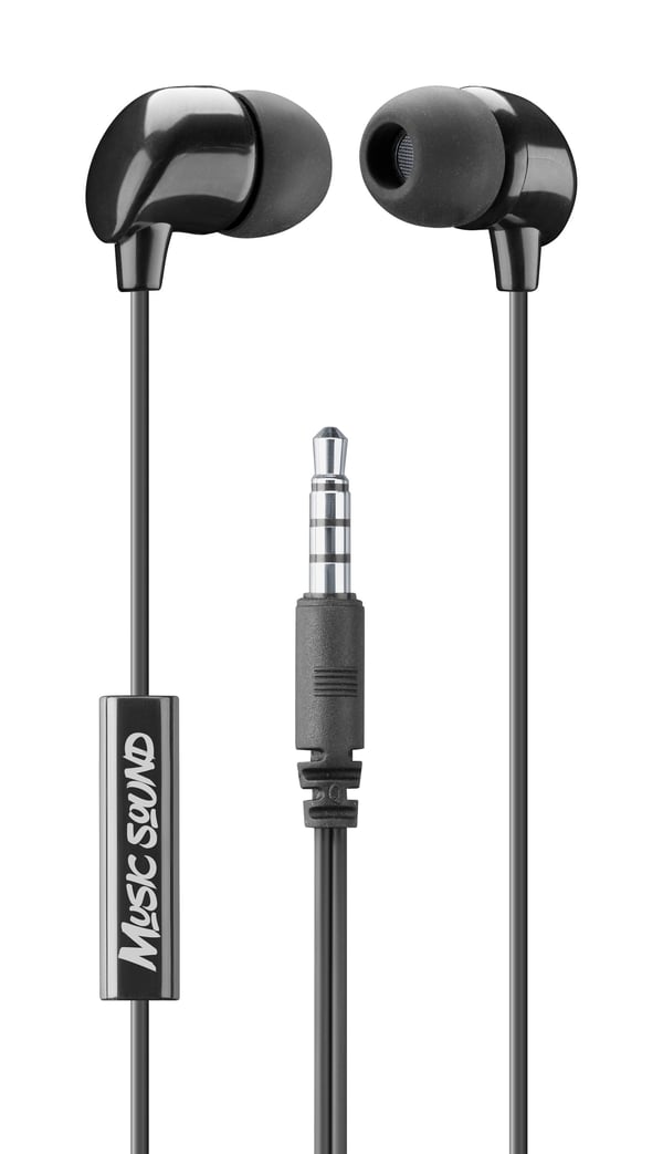 Music Sound 8018080359781 Headset Kabel I öra Samtal/musik Svart