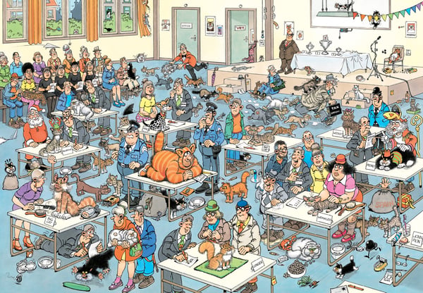 Jan van Haasteren - Kattenshow (2000 pieces)