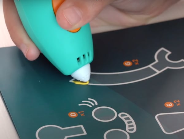 3Doodler Start Plus 3D pen 0,77 mm Turkis, Gul