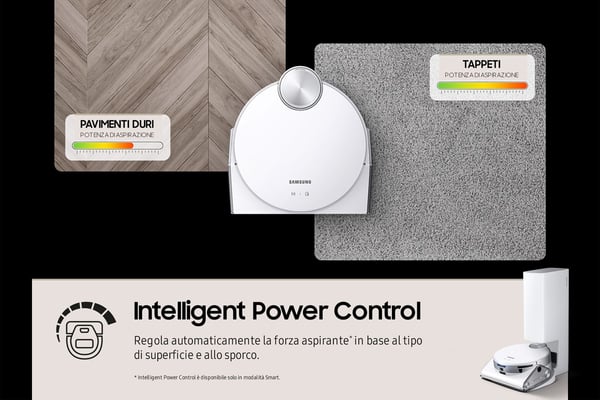 Samsung Jet Bot AI+ Sølv, Hvid
