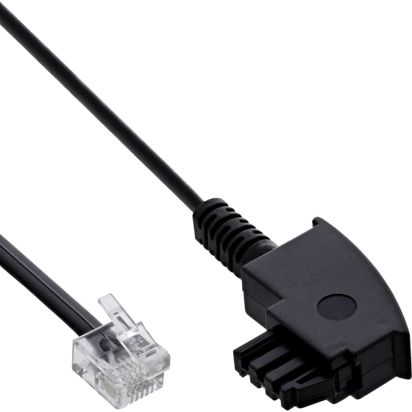 InLine 18602 telefonkabel 2 m Sort